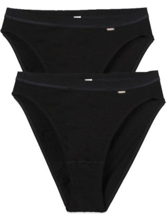 Βαμβακερά Γυναικεία Brazil 2Pack Μαύρα