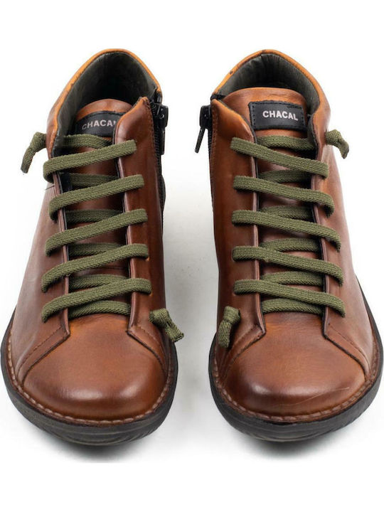 Leather Women's Ankle Boots Madison Brown