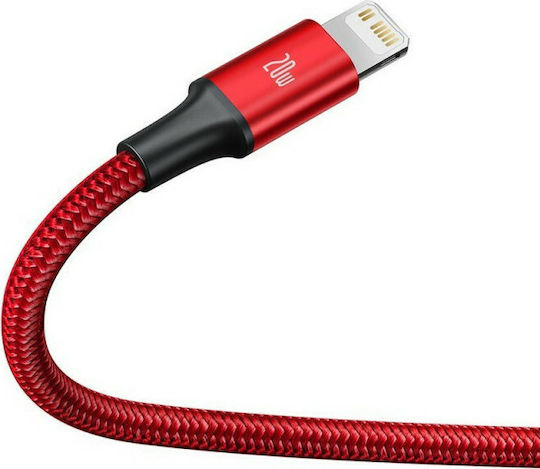 Baseus Rapid Series Braided USB to Lightning / Type-C / micro USB 1.5m 3A Cable Red (CAMLT-SC09)