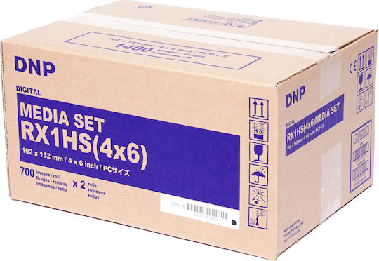 DNP DM-46RX Φωτογραφικό Χαρτί for DS-RX1HS Ρολό (10x15) για Εκτυπωτές Zink 1400 Φύλλα