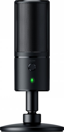 Razer Seiren Emote Microfon Condensator USB Desktop, Braț flexibil pentru Vocale
