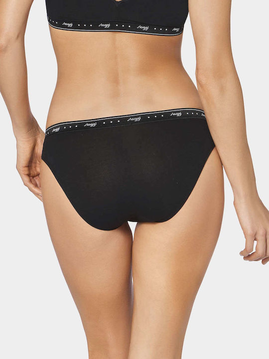24/7 100 Mini Damen Slip Schwarz