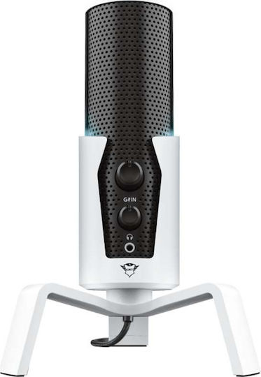 Trust GXT 258W Fyru Elektret Mikrofon USB Tischplatte für Studio