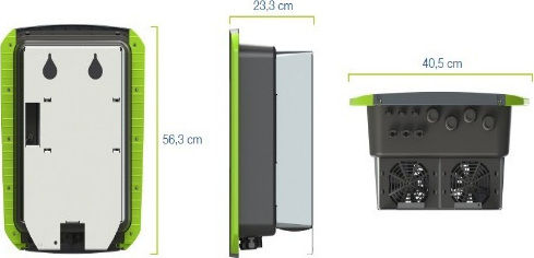 Kostal Plenticore Plus 10 Инвертор Мощност 10000W с Входно Напрежение 570V Трифазен