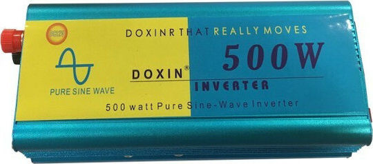 Doxin SQ-FB500 Καθαρού Ημιτόνου Inverter Ισχύος 500W με Τάση Εισόδου 12V (Μονοφασικό)