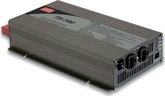 Mean Well TS-700-212B Pure Sine Wave Inverter Power 700W with Nominal Input Voltage 12V Single Phase 03.072.0152