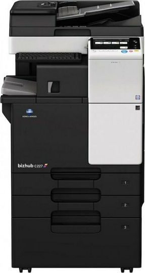 Konica Minolta bizhub 227 Ασπρόμαυρο Πολυμηχάνημα Laser με Mobile Print A7AK021 A7AK027