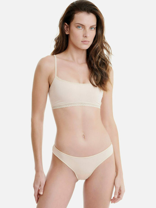Bamboo Women's Slip 2Pack Beige