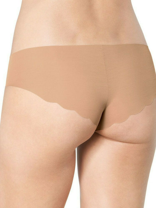 Zero Hipster Women's Slip 2Pack Seamless Beige