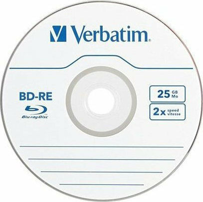 Verbatim BD-RE 2x 25GB 5τμχ
