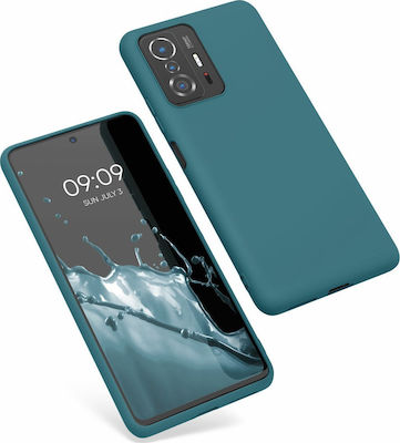 KWmobile Silicone Back Cover Teal Matte (Xiaomi 11T / 11T Pro)