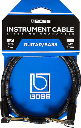 Boss Cable 6.3mm male - 6.3mm male 1m (BIC-3AA)