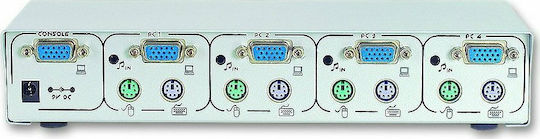 Gembird CAS-441 Automatic CPU/Audio CAS-441 silver
