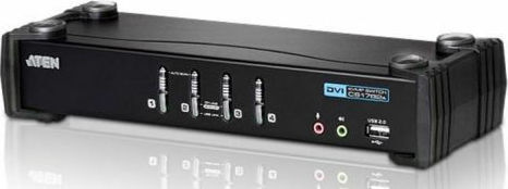 Aten 4-Port USB DVI/Audio KVMP