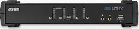 Aten 4-Port USB DVI/Audio KVMP