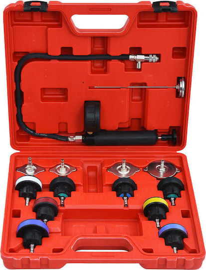 vidaXL Car Air Condition Tool Set 14 Pieces for Jeep Suzuki Fiat Saab Chrysler Honda Audi Peugeot Ford Bmw Universal Mazda Toyota Porsche