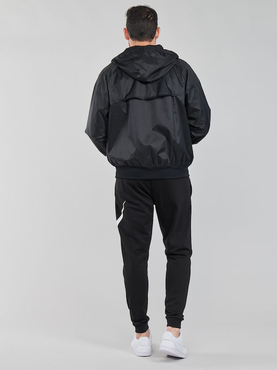 Sportswear Winter Jacket Bomber Windproof Black