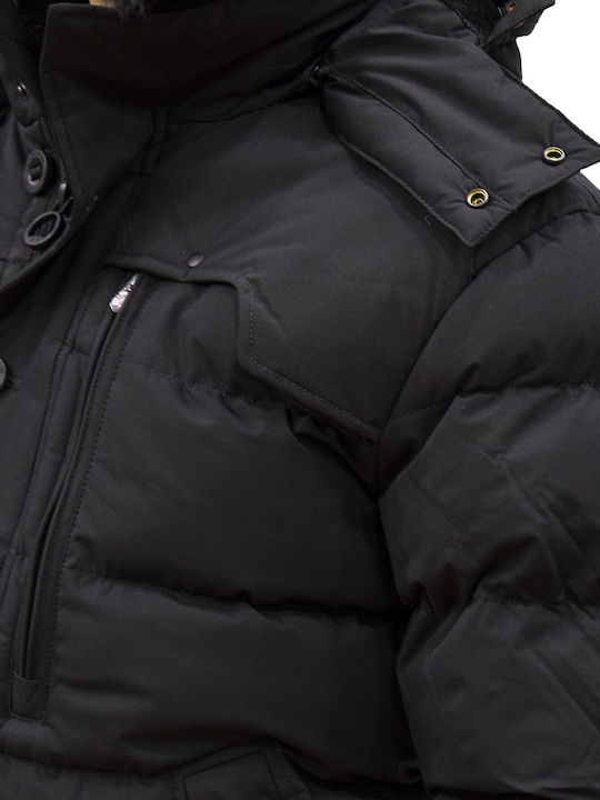 Starstream Winter Puffer Jacket Waterproof and Windproof Black