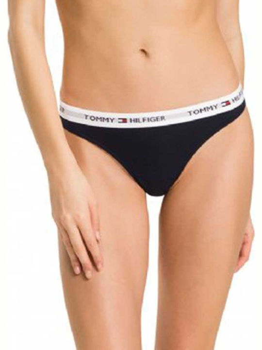 Βαμβακερό Γυναικείο String Navy Μπλε