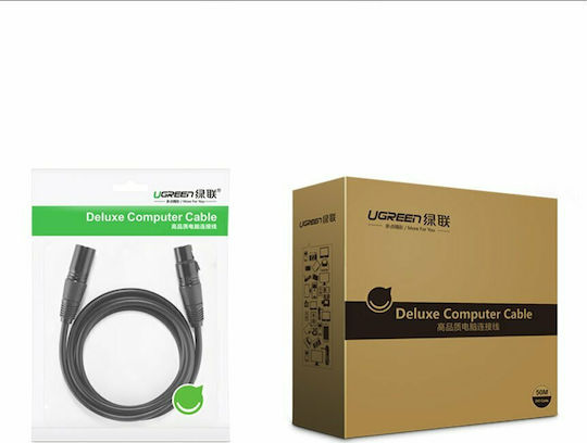 Ugreen AV130 XLR male to XLR female 10m Cable (20714)