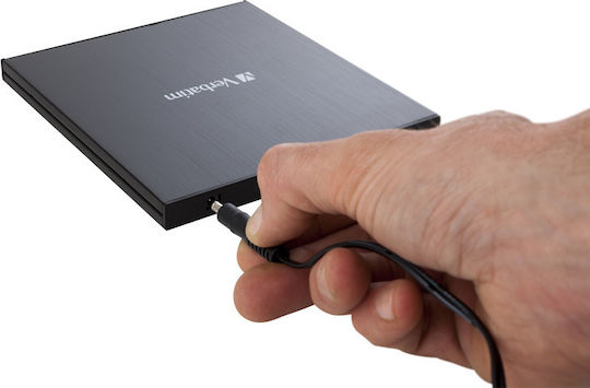 Verbatim External Slimline External Blu-Ray/DVD/CD Recorder for Desktop / Laptop Black