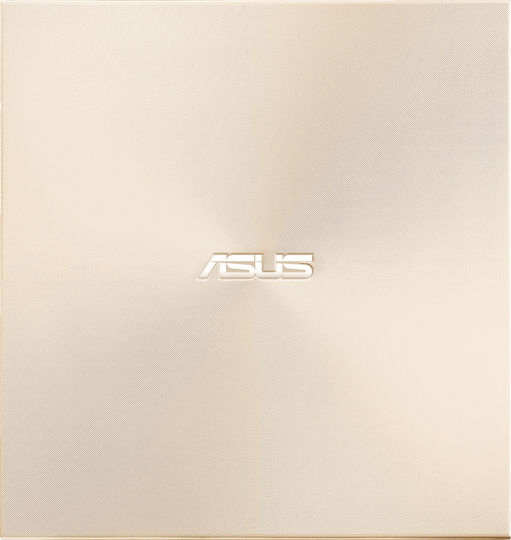 Asus ZenDrive U8M Externer Optisches Laufwerk Aufnahme/Wiedergabe DVD/CD für Schreibtisch / Laptop Gold