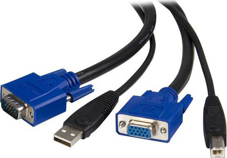StarTech KVM Cable SVUSB2N1_6 1.8m 2x USB / 2x VGA