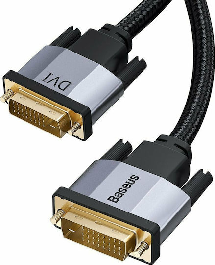 Baseus Enjoyment Series 1m DVI-D male to DVI-D male Cable Black (CAKSX-Q0G)