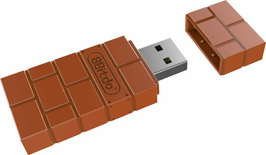 8Bitdo USB Bluetooth 2.1 Adapter Πορτοκαλί (RET00102)