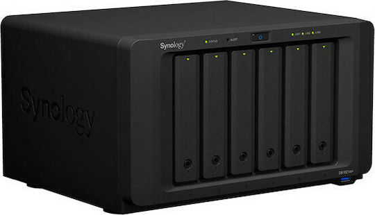 Synology DiskStation DS1621xs+ NAS Tower με 6 θέσεις για HDD/M.2/SSD και 3 θύρες Ethernet