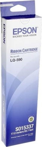 Epson Compatible Ribbon Ink Cartridge for Epson für LQ-590 Schwarz 1Stück (C13S015337)