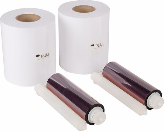 Mitsubishi Electric CK-D718 Compatible Ribbon Ink Cartridge for Mitsubishi 13x18 cm 2x 230 Abzüge Schwarz 2Stück