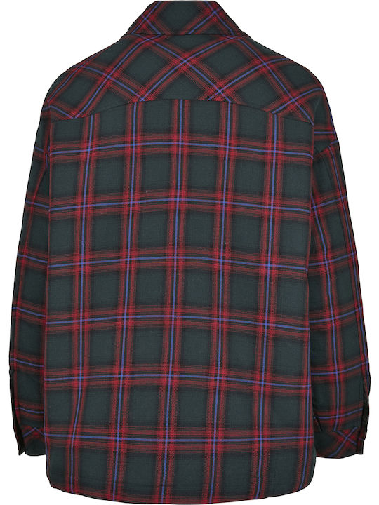 Γυναικείο Καρό Πράσινο Overshirt