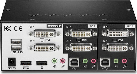 Trendnet TK-232DV 2-Port DVI USB with Audio USB 2.0 Hub