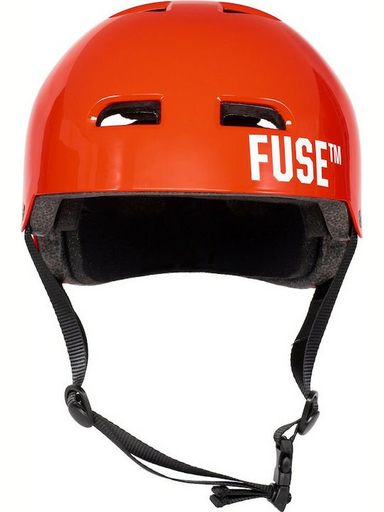 Fuse Alpha Cască de Bicicletă BMX Glossy Orange