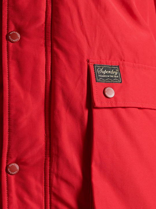 Mountain Winter Jacket Parka Red