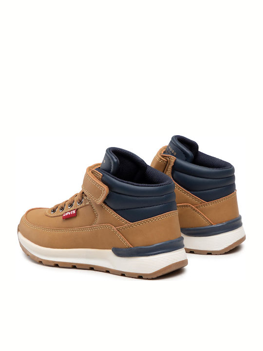 Ascot Kids Boots with Velcro Brown
