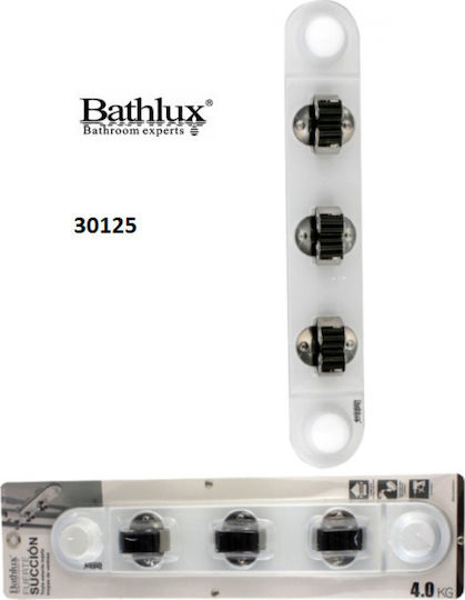 Bathlux 30125 Mop & Broom Holder 87002FTR89WH 3pcs