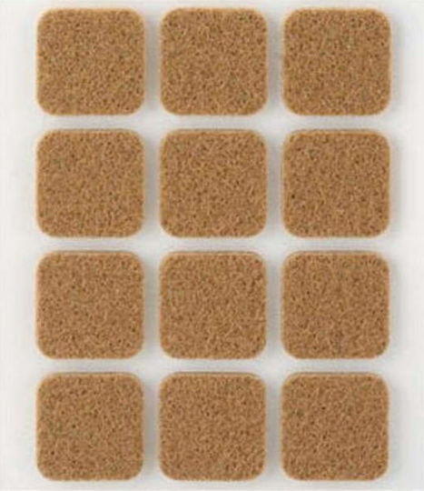 Inofix Τσοχάκια Τετράγωνα με Αυτοκόλλητο 22x22mm 12τμχ 4075-4 Inofix Τσοχάκια Τετράγωνα με Αυτοκόλλητο 22x22mm 12τμχ 4075-4