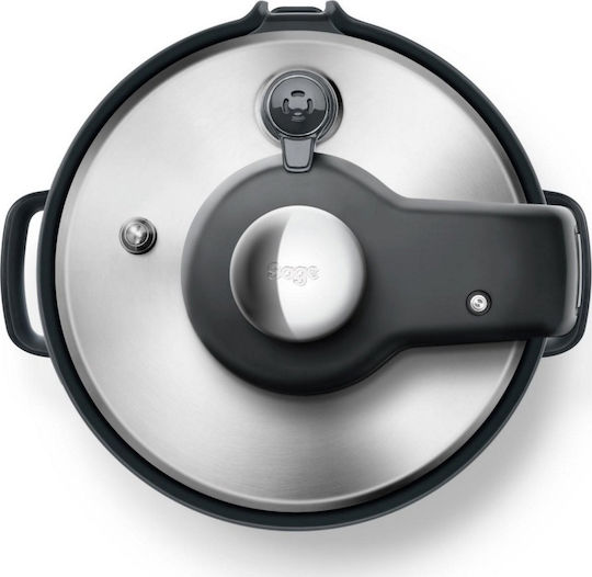 Sage Fast Slow Go Πολυμάγειρας 1100W με Χωρητικότητα 6lt Ασημί