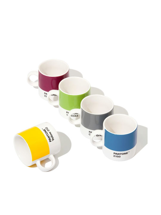 Pantone Lifestyle Cană Espresso Din porțelan Verde închis 120ml