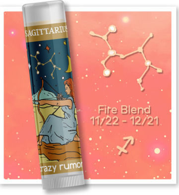 Crazy Rumors Zodiac Lip Balm Sagittarius 4.25gr