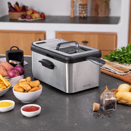 Cecotec Cleanfry Luxury 3000 Multicooker Fryer 3.2lt Silver