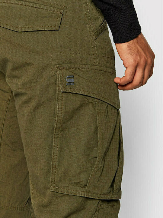 Pantaloni Elastic cu Croială Normală Kaki