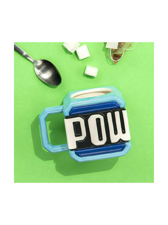 Paladone Super Mario - Pow Block Mug Ceramic Blue 330ml