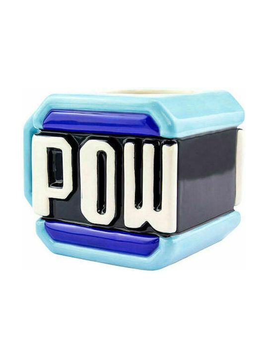 Paladone Super Mario - Pow Block Mug Ceramic Blue 330ml