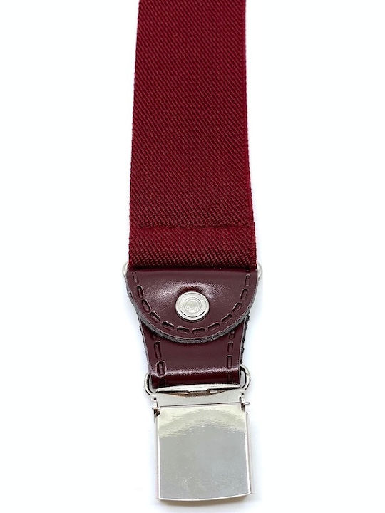 Legend Accessories Suspenders Monochrome Burgundy