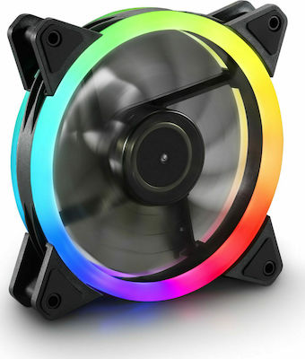 Sharkoon SHARK Blades PWM Ventilator Carcasă 120mm cu Iluminare RGB și Conexiune 3-Pin / 4-Pin 1buc