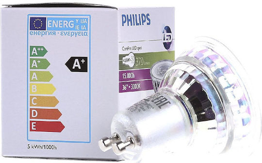 Philips Corepro LED Bulb 4.6W for Socket GU10 and Shape MR16 Natural White 390lm