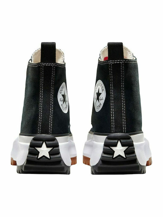 Converse Run Star Hike Hi Flatforms Botine Negre 166800C | Skroutz
